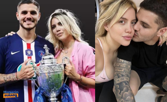 Galatasaray ın yıldızı Mauro Icardi ve Wanda Nara ilişkisinde sıcak