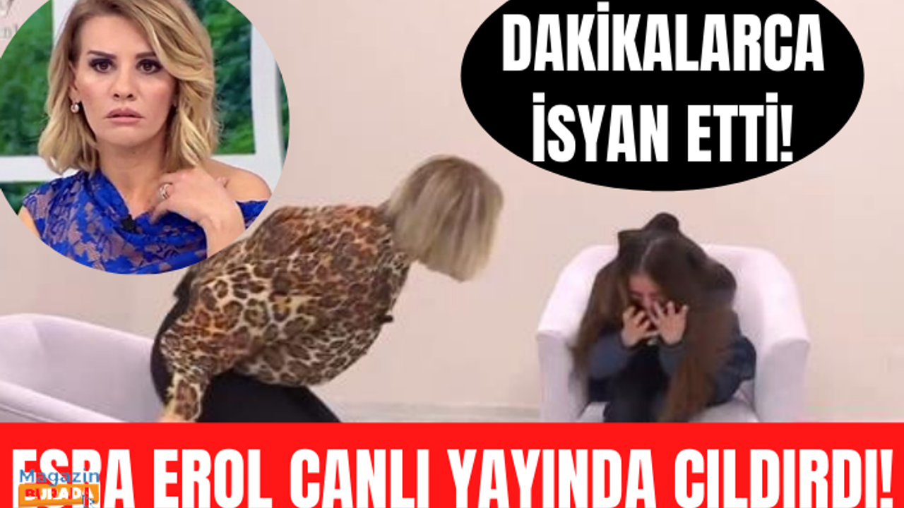 Esra Erol Canlı Yayında Isyan Etti Gözyaşları Içinde Genç Kıza Isyan