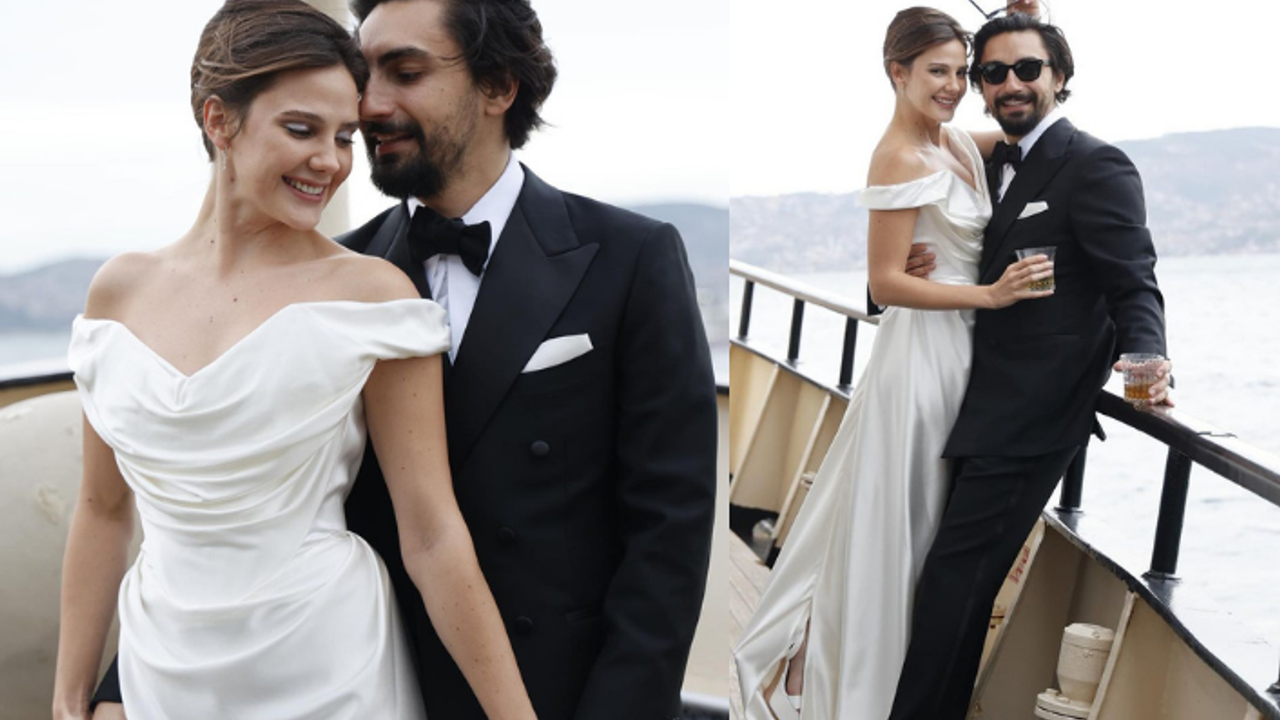 Alina Boz ile Umut Evirgen çifti Halas Gemisi’nde evlendi! Ünlüler düğüne akın etti!