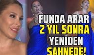 Funda Arar iki yıl sonra konser verdi! Ünlü şarkıcı sahne heyecanını böyle anlattı...