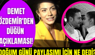 Demet Özdemir'den düğün açıklaması! Oğuzhan Koç'un doğum günü için yaptığı paylaşımını değerlendirdi