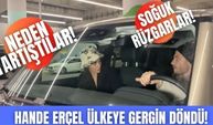 Hande Erçel Türkiye'ye gergin döndü. Ayağının tozuyla tartışma!