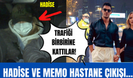 Hadise ve Mehmet Dinçerler çifti hastane çıkışı neden kaçtı? Trafiği altüst ettiler!