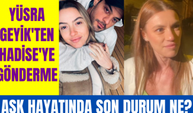 Arka Sokaklar'ın Zeliş'i Yüsra Geyik'ten konserde nişan fotoğraflarını gösteren Hadise'ye gönderme!