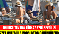 Tuvana Türkay ile İzzet Antebi tatilde! Güzelliği ile plajı mest etti!