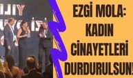 "Yılın En İyi Kadın Oyuncusu" Ezgi Mola'dan mesaj: Ödülümü cinayete kurban giden kadınlara adıyorum