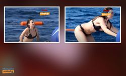 Burcu Özberk Siyah Bikinisi ile Mest Etti (Video Haber)