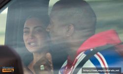 Kim Kardashian Otomobilde Hüngür Hüngür Ağladı! Kanye Sinirinden Çıldırdı