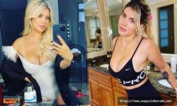 Wanda Nara Atın Üstüne Çırılçıplak Çıktı! Hayvanı Zor Zapt Etti