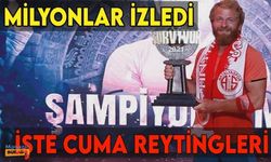 Cuma reytingleri...  Survivor'ın efsane finali ne kadar izlendi? Dakika dakika sonuçlar...