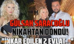 Gülşah Saraçoğlu sevgilisi Gökhan Göz ile nikah masasından döndü!