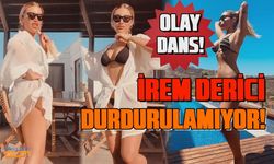 İrem Derici'den bikinili dans şov! "Koyver Gitsin"