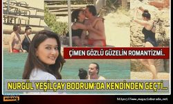 Nurgül Yeşilçay Bodrum'da yapımcı sevgilisi ile plajın keyfini çıkardı