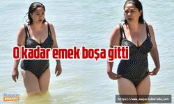 Ünlü şarkıcı İzel Bodrum'da görüntülendi! Giden kilolar geri geldi