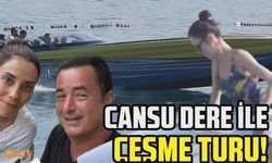 Cansu Dere ile Acun Ilıcalı Çeşme tatilinde!