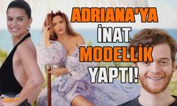 Hilal Altınbilek, Adriana Lima'ya inat modellik yaptı...
