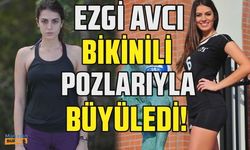 Survivor Ezgi'den denizin ortasında bikinili pozlar!