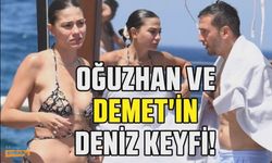 Demet Özdemir ve Oğuzhan Koç'un Bodrum keyfi!