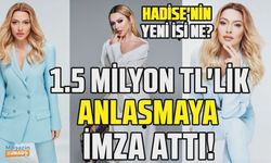 Hadise'den 1.5 milyon TL'lik anlaşma!