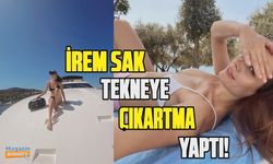 İrem Sak bikinili pozlarına tam gaz devam ediyor!