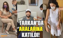 Tarkan'da aşı olanların arasına katıldı!