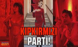 Fenomenlerden bir garip parti! Herkes kırmızıya büründü!