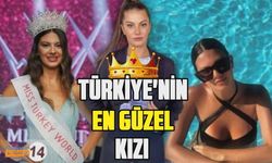 Miss Turkey 2021 birincisi seçilen Dilara Korkmaz tacını taktı