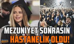 Simge Sağın mezuniyet partisinden sonra hastanelik oldu!