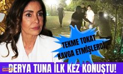 Adı sitenin bahçesinde  çıkan kavgada karışan Derya Tuna ilk kez konuştu!