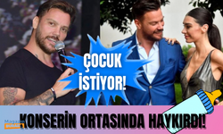 Sinan Akçıl konserin ortasında çocuk sahibi olmak istediğini haykırdı!