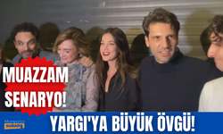 Yargı dizisi oyuncuları bir araya geldi | Kaan Urgancıoğlu ve Pınar Deniz'den senariste övgüler!