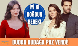 Pınar Deniz ve Yiğit Kirazcı'dan dudak dudağa poz verdi! "İyi ki doğdun bebek"