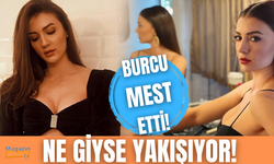 Burcu Özberk siyahlara büründü! O pozlarına beğeni yağdı!