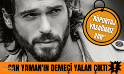 Can Yaman'ın demeçi yalan çıktı! ''Röportaj yasağımız var''