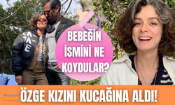 Özge Özpirinçci kızını kucağına aldı!