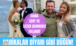 Ivana Sert ve Sezer Dermenci Maldivler'de evlendi!