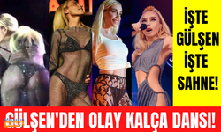 Transparan elbiseyle sahneye çıkan Gülşen, kalça dansı yaptı! Gülşen'in çok konuşulan sahne kıyafeti