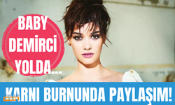 Hande Soral'dan hamilelik pozu!