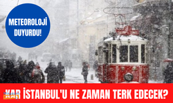 Kar İstanbul'u ne zaman terk edecek? Meteoroloji duyurdu!