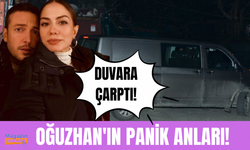 Oğuzhan Koç'un panik anları kaçarken duvara çarptı!