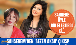 Ünlü popçu Şahsenem: "Sezen Aksu şarkısı okumam!"