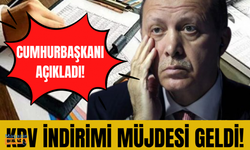 Cumhurbaşkanı Erdoğan'dan KDV açıklaması!
