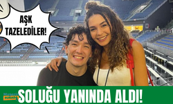 Ebru Şahin'den romantik paylaşım! Cedi Osman soluğu sevgilisinin yanında aldı