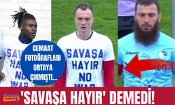 Erzurumsporlu Aykut Demir ‘Savaşa Hayır’ tişörtü giymeyi reddetti