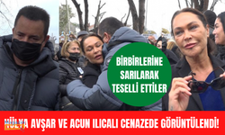 Hülya Avşar ve Acun Ilıcalı cenazede birbirlerine sarılarak teselli buldular!