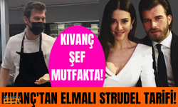 Kıvanç Tatlıtuğ şef önlüğünü giydi ve mutfağa girdi! Kıvanç Tatlıtuğ'dan Elmalı Strudel tarifi!