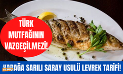 Levreğe yeni bir soluk katan lezzetli tarif! Kabağa sarılı saray usulü levrek nasıl yapılır?