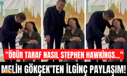 Melih Gökçek’in Stephen Hawking’in balmumu heykeliyle çektiği video sosyal medyada gündem oldu!