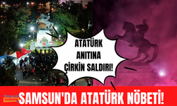 Samsun’da Atatürk anıtına yapılan çirkin saldırıya tepkiler çığ gibi büyüyor!