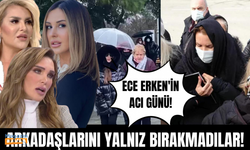 Seren Serengil, Selin Ciğerci ve Emel Müftüoğlu Ece Erken'i kocasının mevlidinde yalnız bırakmadı!